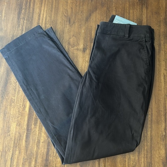 Talbots Curvy Perfect Chino Pants Size 4 Brown - Picture 3 of 5